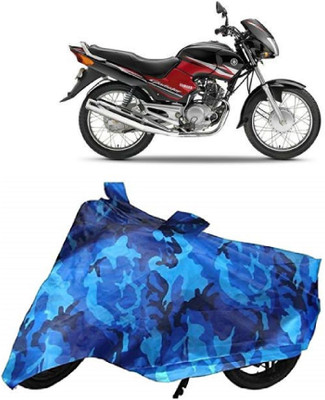 BIKECOVER Two Wheeler Cover for Yamaha(Gladiator, Blue)