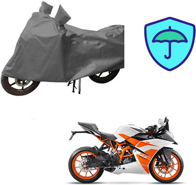 RPSENTTERPR Waterproof Two Wheeler Cover for KTM(Duke 200, Grey)