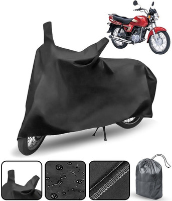 THE REAL ARV Waterproof Two Wheeler Cover for Suzuki(Heat, Black)