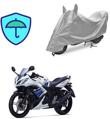 Feel heaven Two Wheeler Cover for Yamaha(YZF R15 S, Silver)