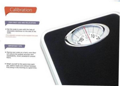 Majron 9815 Analog Weight Machine Human Capacity 120Kg Manual Mechanical Full Metal Body Analog Weighing Scale (BLACK) Weighing Scale(Multicolor)