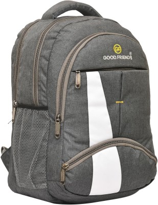 GOOD FRIENDS Casual Unisex School/Collage/Travel Backpack/Bag 35 L Laptop Backpack(Grey)