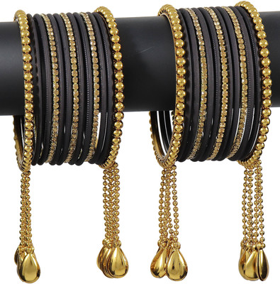 NMII Metal Zircon Bangle Set(Pack of 26)