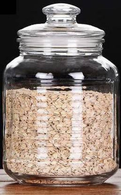 T R Creation Glass Tea Coffee & Sugar Container  - 2300 ml(Clear)