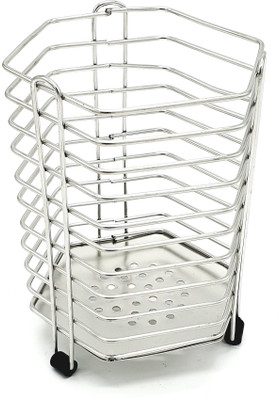 Epraiser Empty Cutlery Holder Case(Silver  Holds 20 Pieces)