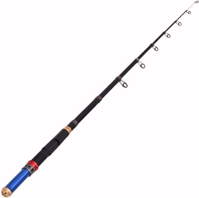 Hunting Hobby Fishing Mini Telescopic Rod (5.3feet) Red Fishing Rod(170 cm, 0.5 kg, Red)