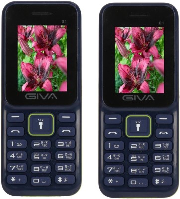 GIVA G1 Combo of Two Mobiles(BLACK & GREEN)