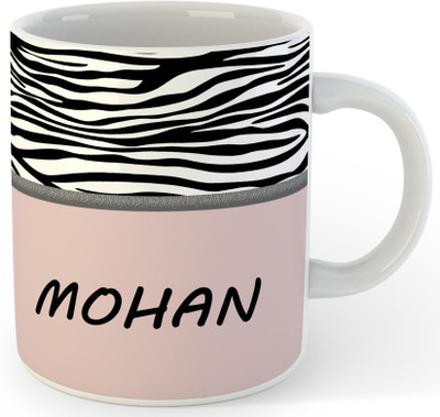P89M MOHAN Name Ceramic Coffe (330 Ml) Ceramic Coffee Mug(330 ml)