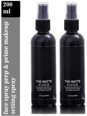 BTNT BEST MATTE FINISH MAKEUP MIST SPRAY FIXER COMBO Primer  - 200 ml(TRANSPARENT)