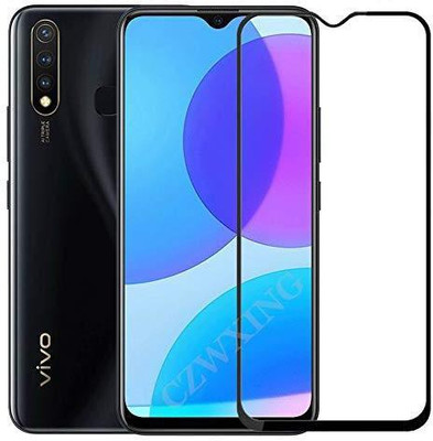 GDBUY Edge To Edge Tempered Glass for Vivo Y19(Pack of 1)