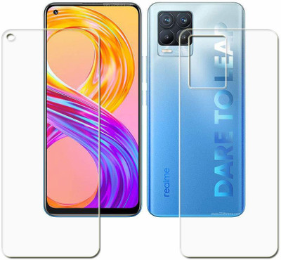 PR SMART Front and Back Tempered Glass for Realme 8(Pack of 2)