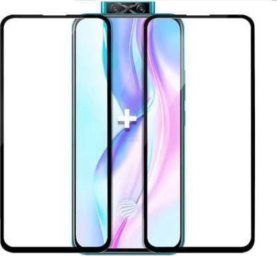 NKL Edge To Edge Tempered Glass for Vivo V17 Pro(Pack of 2)