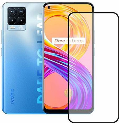 VPrime Edge To Edge Tempered Glass for LUXURY:-Realmi 8 5G(Pack of 1)