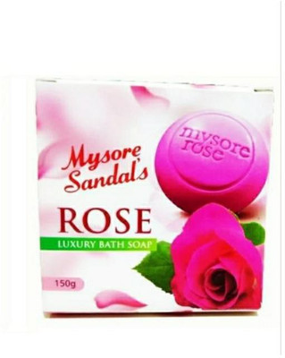 MYSORE SANDAL ROSE BATH SOAP(6 x 150 g)