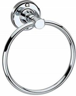 COSSIMO CSS-04 Stainless Steel Towel Ring for Bathroom/Wash Basin/Napkin-Towel Hanger/Bathroom Accessories (Chrome-Round) - Set of 1 SILVER Towel Holder(Stainless Steel)