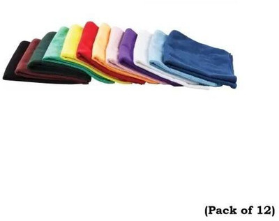 AXWee Microfiber Vehicle Washing  Hand Glove(Pack Of 12)