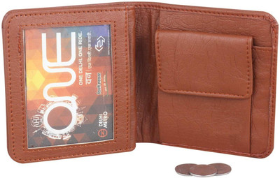 Xlivo Men Casual Tan Artificial Leather Card Holder(7 Card Slots)