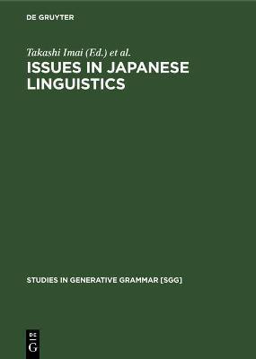 Issues in Japanese Linguistics(English, Electronic book text, unknown)