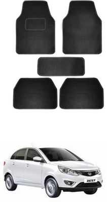 JVG Fabric Standard Mat For  Tata Zest(Black)