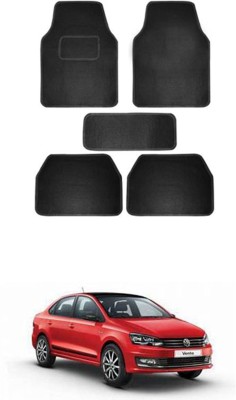 JVG Fabric Standard Mat For  Volkswagen Vento(Black)