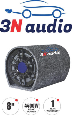 3N Audio TN-8S 3N Audio 8 inch Active Bass Tube Subwoofer with inbuilt Amplifier 4400w Subwoofer(Powered , RMS Power: 280...