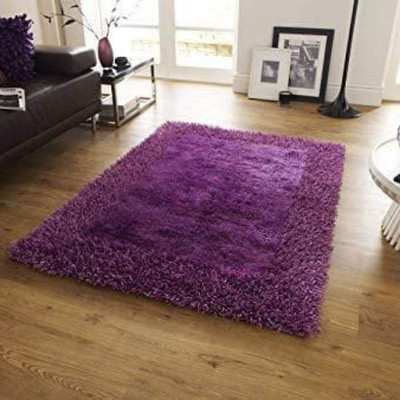 shopgallery Purple Polyester Runner(2 ft,  X 3 ft, Rectangle)