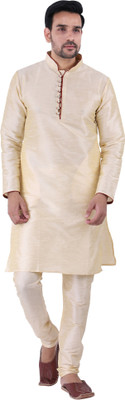 HUZUR Men Kurta Churidar Set