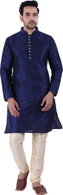 HUZUR Men Kurta Churidar Set