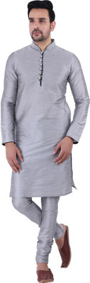 HUZUR Men Kurta Churidar Set