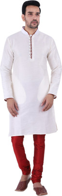 HUZUR Men Kurta Churidar Set