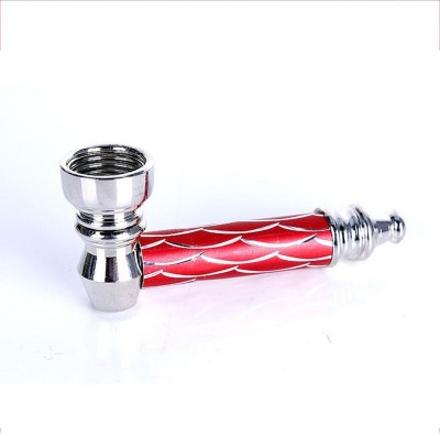 Hippnation Steel Inside Fitting Hookah Mouth Tip(Red, Steel)