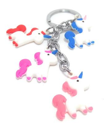 Key Era Unicorn Horse Pvc Figure Keyring Key Chain
