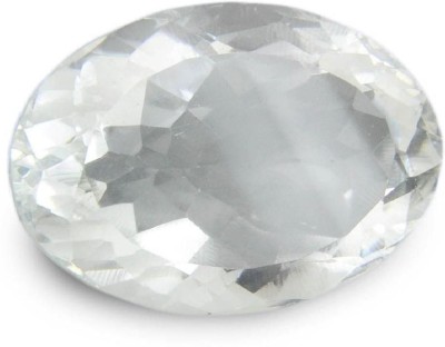 Takshila Gems Natural White Topaz Stone Lab Certified 6.25 Ratti / 5.62 Carat Gemstone Topaz Stone