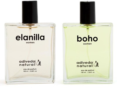 Adiveda Natural Elanilla & Boho For Women Perfume Gift Set Eau de Parfum  -  200 ml(For Women)