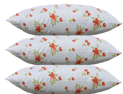 Swikon star Microfibre Floral Sleeping Pillow Pack of 3(Multicolor)