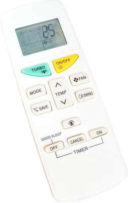 Axelleindia VE132 Compatible Inverter AC Remote With Turbo Mode For Daikin Remote Controller(Black)