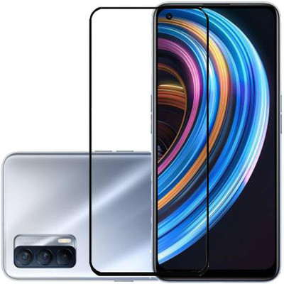 KARTRAY Edge To Edge Tempered Glass for Realme 8 Pro, Realme 8, Realme X7(Pack of 1)