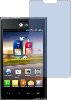 TELTREK Tempered Glass Guard for LG OPTIMUS L5 DUAL E615 (Impossible AntiBlue Light)(Pack of 1)