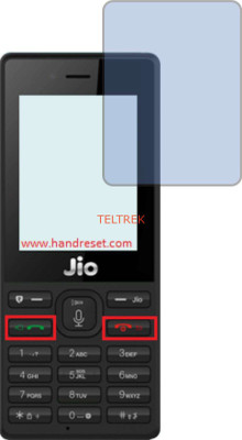 TELTREK Tempered Glass Guard for JIO F61 (Impossible AntiBlue Light)(Pack of 1)