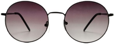 EYETRENDINGS Round Sunglasses(For Men & Women, Black)