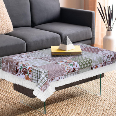 DPA Collection Abstract 4 Seater Table Cover(Multicolor, PVC)
