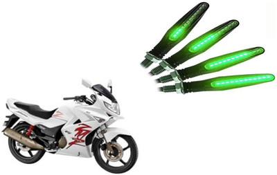 Buras Front, Rear LED Indicator Light for Hero Karizma(Green)