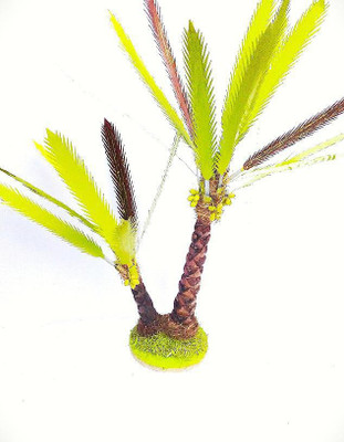 simonart and printing Bonsai Artificial Plant(50 cm, Multicolor)