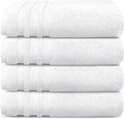 TRIDENT Cotton 625 GSM Bath Towel Set(Pack of 4)