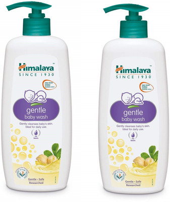 HIMALAYA Gentle Baby Wash safe, Researched Combo pack of 2(2 x 400 ml)