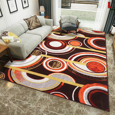 STATUS Multicolor Polyester Carpet(5 ft,  X 7 ft, Rectangle)