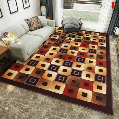 STATUS Multicolor Polyester Carpet(5 ft,  X 7 ft, Rectangle)