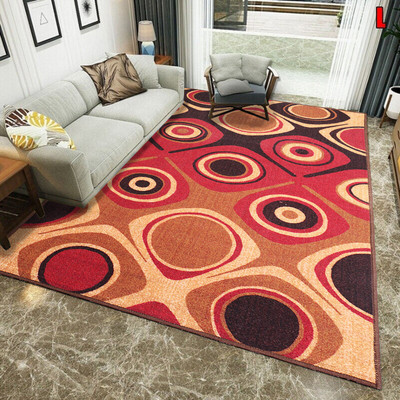 STATUS Multicolor Polyester Carpet(5 ft,  X 7 ft, Rectangle)