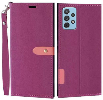 Wynhard Flip Cover for Samsung Galaxy A52, Samsung Galaxy A52s 5G(Pink, Grip Case, Pack of: 1)