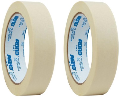 ABRO Single Sided Handheld Manual Masking Tape Roll (Manual)(Set of 2, OFF White)